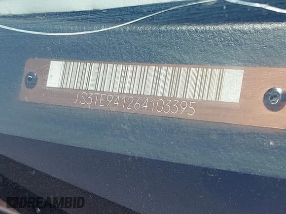 ✅ 2006 Suzuki Grand Vitara • VIN: JS3TE941264103395 • Lot: 40272163. Listed on IAAI with 173,127 mi. Free auction sales archive from the USA and detailed vehicle history report at DreamBid. Image 9.