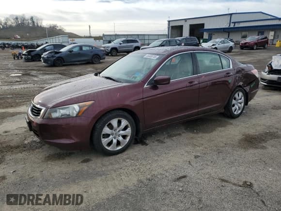 ✅ 2008 Honda Accord EX-L • VIN: 1HGCP26838A154405 • Lot: 93488795. Wystawiony na Copart z przebiegiem 181 533 mil. Bezpłatny archiwum sprzedaży aukcyjnych z USA i szczegółowy raport historii pojazdu na DreamBid. Zdjęcie 1.