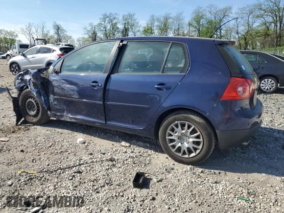 ✅ 2008 Volkswagen Rabbit S • VIN: WVWDA71K48W085702 • Lot: 54079515. Listed on Copart with 125,945 mi. Free auction sales archive from the USA and detailed vehicle history report at DreamBid. Image 2.