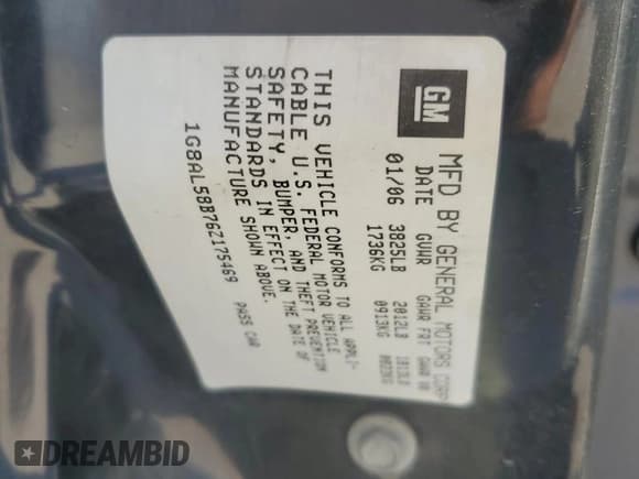 ✅ 2006 Saturn ION • VIN: 1G8AL58B76Z175469 • Lot: 84209205. Listed on Copart with 128,741 mi. Free auction sales archive from the USA and detailed vehicle history report at DreamBid. Image 12.