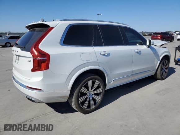 ✅ 2021 Volvo XC90 Inscription • VIN: YV4A221L8M1691066 • Lot: 76094924. Listed on Copart with Not provided. Free auction sales archive from the USA and detailed vehicle history report at DreamBid. Image 3.