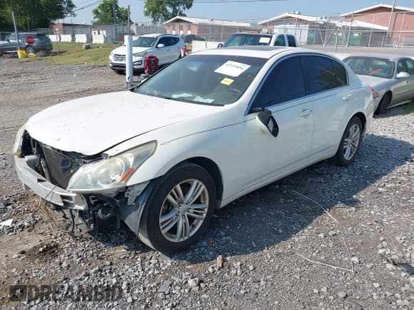 ✅ 2012 Infiniti G25 Journey • VIN: JN1DV6AP2CM700507 • Lot: 43193054. Listed on IAAI with 154,576 mi. Free auction sales archive from the USA and detailed vehicle history report at DreamBid. Image 2.