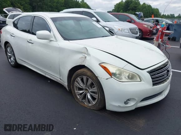 ✅ 2013 Infiniti M • VIN: JN1BY1AP5DM512325 • Лот: 42911685. Опубликован ранее на IAAI с пробегом 98 589 миль. Бесплатный доступ к архиву аукционных продаж из США и подробный отчёт об истории автомобиля на DreamBid. Изображение 1.