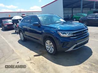 ✅ 2022 Volkswagen Atlas SE • VIN: 1V2WE2CAXNC214333 • Lot: 43059913. Wystawiony na IAAI z przebiegiem 29 620 mil. Bezpłatny archiwum sprzedaży aukcyjnych z USA i szczegółowy raport historii pojazdu na DreamBid. Zdjęcie 1.