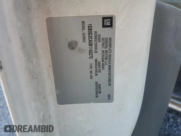 ✅ 2011 Chevrolet Express Commercial Work Van • VIN: 1GB0G2CA6B1142270 • Лот: 68918624. Опубликован ранее на Copart с пробегом 182 246 миль. Бесплатный доступ к архиву аукционных продаж из США и подробный отчёт об истории автомобиля на DreamBid. Изображение 14.