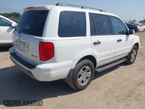 ✅ 2003 Honda Pilot EX • VIN: 2HKYF18583H537259 • Lot: 42170726. Listed on IAAI with 319,752 mi. Free auction sales archive from the USA and detailed vehicle history report at DreamBid. Image 4.