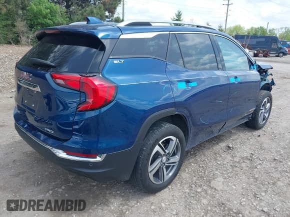 ✅ 2020 GMC Terrain SLT • VIN: 3GKALVEV5LL135015 • Lot: 42183360. Listed on IAAI with 95,549 mi. Free auction sales archive from the USA and detailed vehicle history report at DreamBid. Image 4.