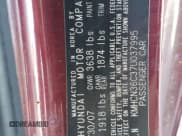 ✅ 2007 Hyundai Accent SE • VIN: KMHCN36C37U037995 • Lot: 51605085. Listed on Copart with 141,579 mi. Free auction sales archive from the USA and detailed vehicle history report at DreamBid. Image 12.