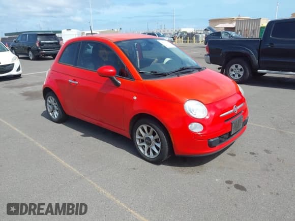 ✅ 2017 FIAT 500 Pop • VIN: 3C3CFFKR4HT508954 • Lot: 42262318. Listed on IAAI with 40,456 mi. Free auction sales archive from the USA and detailed vehicle history report at DreamBid. Image 1.