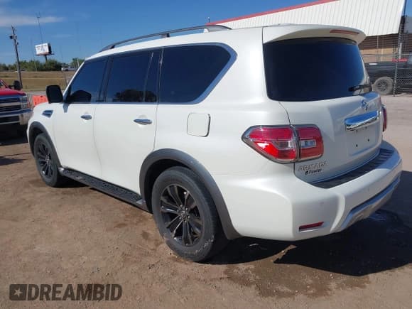 ✅ 2017 Nissan Armada Platinum • VIN: JN8AY2NE7H9704107 • Lot: 43498173. Listed on IAAI with 109,700 mi. Free auction sales archive from the USA and detailed vehicle history report at DreamBid. Image 3.