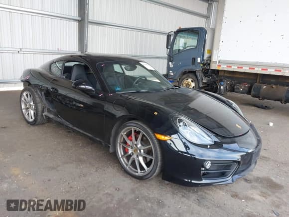 ✅ 2015 Porsche Cayman S • VIN: WP0AB2A80FK184898 • Lot: 41909079. Wystawiony na IAAI z przebiegiem 34 863 mil. Bezpłatny archiwum sprzedaży aukcyjnych z USA i szczegółowy raport historii pojazdu na DreamBid. Zdjęcie 1.