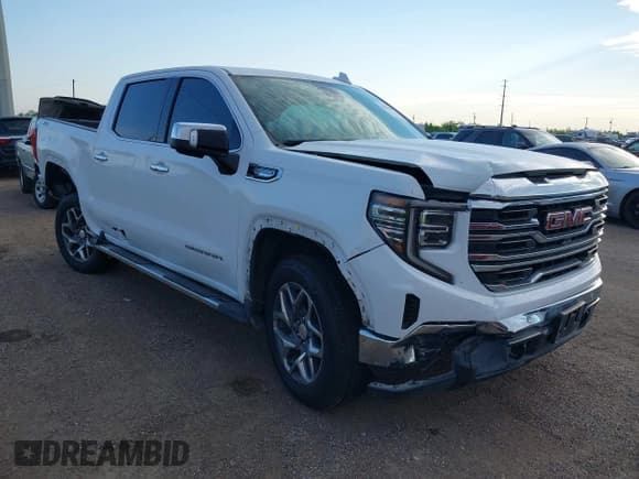 ✅ 2022 GMC Sierra 1500 SLT • VIN: 3GTUUDED9NG637299 • Lot: 43056400. Listed on IAAI with 70,985 mi. Free auction sales archive from the USA and detailed vehicle history report at DreamBid. Image 1.