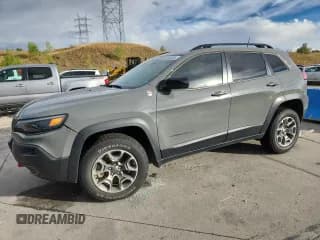 ✅ 2022 Jeep Cherokee Trailhawk • VIN: 1C4PJMBX6ND550123 • Lot: 80138405. Listed on Copart with 32,474 mi. Free auction sales archive from the USA and detailed vehicle history report at DreamBid. Image 1.