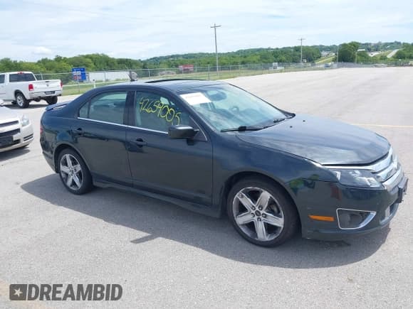 ✅ 2010 Ford Fusion SPORT • VIN: 3FAHP0DC4AR249458 • Lot: 42659005. Listed on IAAI with 128,478 mi. Free auction sales archive from the USA and detailed vehicle history report at DreamBid. Image 1.