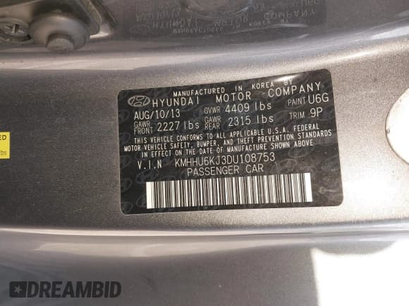 ✅ 2013 Hyundai Genesis Coupe R-Spec • VIN: KMHHU6KJ3DU108753 • Lot: 41383041. Wystawiony na IAAI z przebiegiem 114 474 mil. Bezpłatny archiwum sprzedaży aukcyjnych z USA i szczegółowy raport historii pojazdu na DreamBid. Zdjęcie 9.