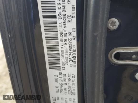✅ 2010 Dodge 2500 Laramie • VIN: 3D7UT2HL8AG135295 • Lot: 90731765. Wystawiony na Copart z przebiegiem 178 888 mil. Bezpłatny archiwum sprzedaży aukcyjnych z USA i szczegółowy raport historii pojazdu na DreamBid. Zdjęcie 13.