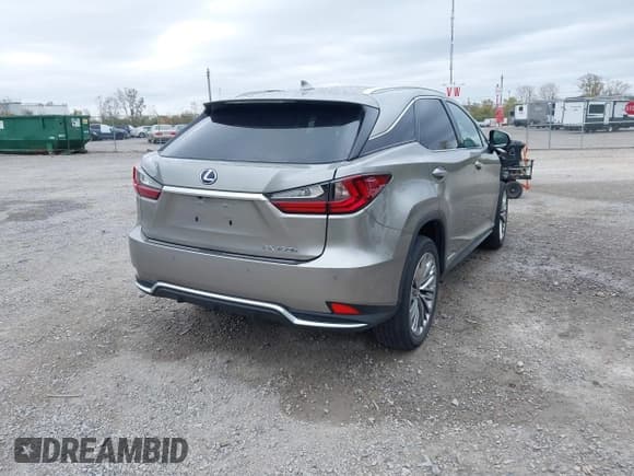 ✅ 2022 Lexus RX 450h • VIN: 2T2JGMDA2NC074491 • Lot: 43549050. Listed on IAAI with 62,958 mi. Free auction sales archive from the USA and detailed vehicle history report at DreamBid. Image 4.