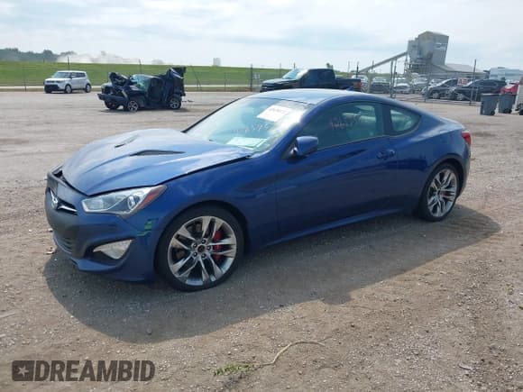 ✅ 2014 Hyundai Genesis Coupe 2.0T • VIN: KMHHT6KD2EU120455 • Лот: 42659572. Опубликован ранее на IAAI с пробегом 108 346 миль. Бесплатный доступ к архиву аукционных продаж из США и подробный отчёт об истории автомобиля на DreamBid. Изображение 2.