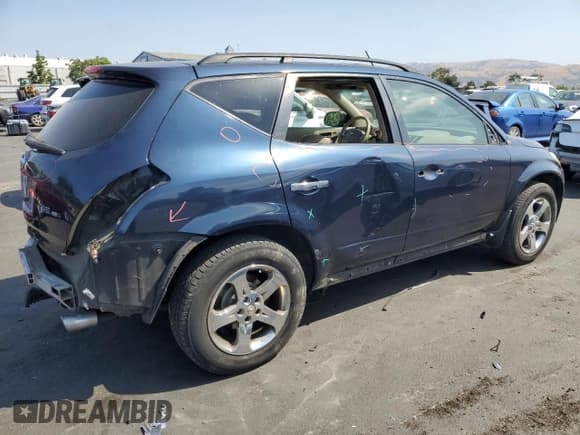✅ 2004 Nissan Murano SE • VIN: JN8AZ08W24W329924 • Lot: 59726105. Wystawiony na Copart z przebiegiem 183 400 mil. Bezpłatny archiwum sprzedaży aukcyjnych z USA i szczegółowy raport historii pojazdu na DreamBid. Zdjęcie 3.
