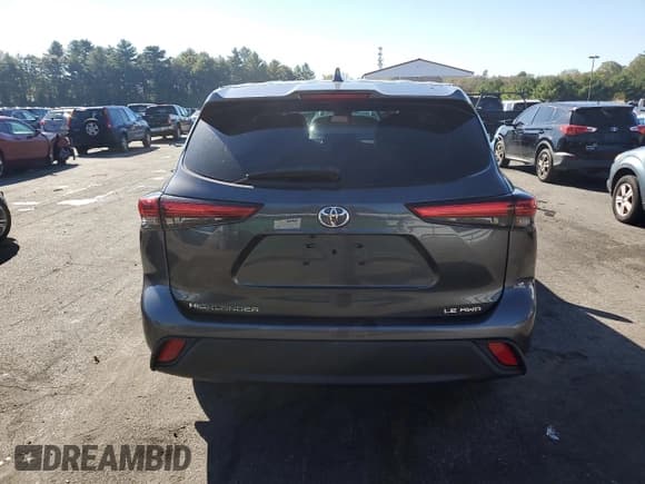 ✅ 2021 Toyota Highlander LE • VIN: 5TDBZRBH0MS069442 • Lot: 85372625. Listed on Copart with Not provided. Free auction sales archive from the USA and detailed vehicle history report at DreamBid. Image 6.