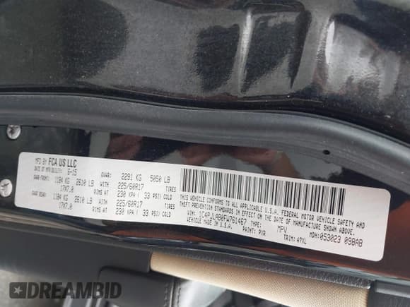 ✅ 2015 Jeep Cherokee Sport • VIN: 1C4PJLAB0FW761467 • Lot: 42362433. Listed on IAAI with 133,794 mi. Free auction sales archive from the USA and detailed vehicle history report at DreamBid. Image 9.