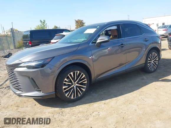 ✅ 2023 Lexus RX 350 F Sport • VIN: 2T2BAMCAXPC024822 • Lot: 43253717. Listed on IAAI with 19,200 mi. Free auction sales archive from the USA and detailed vehicle history report at DreamBid. Image 2.
