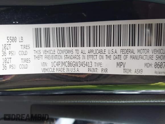 ✅ 2016 Jeep Cherokee Latitude • VIN: 1C4PJMCB6GW345413 • Lot: 41216995. Wystawiony na IAAI z przebiegiem 254 311 mil. Bezpłatny archiwum sprzedaży aukcyjnych z USA i szczegółowy raport historii pojazdu na DreamBid. Zdjęcie 9.