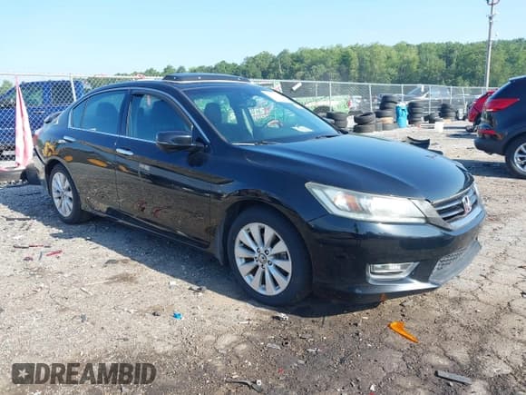 ✅ 2013 Honda Accord EX-L • VIN: 1HGCR3F89DA022646 • Lot: 42814245. Listed on IAAI with 93,721 mi. Free auction sales archive from the USA and detailed vehicle history report at DreamBid. Image 1.