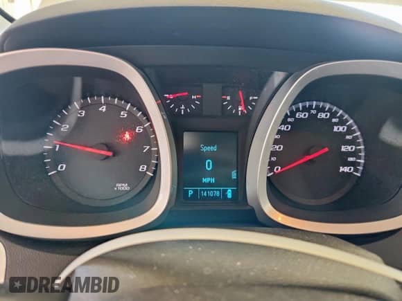 2010 Chevrolet Equinox 1LT with VIN 2CNALDEW1A6258869, listed as a Copart auction lot 85491015 with 141,078 mi miles and Salvage title. Bid and sale history available at DreamBid. Image 9.