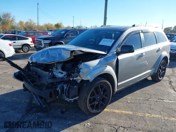✅ 2018 Dodge Journey GT • VIN: 3C4PDCEG5JT276351 • Lot: 43537101. Listed on IAAI with 107,623 mi. Free auction sales archive from the USA and detailed vehicle history report at DreamBid. Image 2.