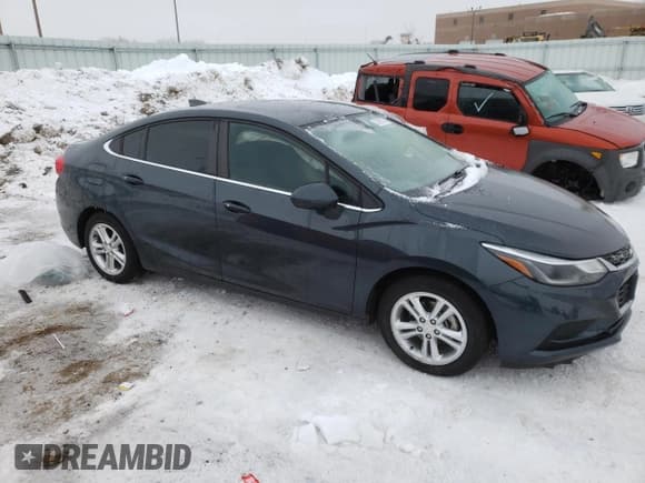 ✅ 2017 Chevrolet Cruze LT • VIN: 1G1BH5SE5H7230166 • Lot: 73652072. Listed on Copart with 53,032 mi. Free auction sales archive from the USA and detailed vehicle history report at DreamBid. Image 4.