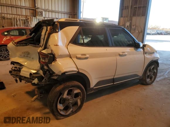 ✅ 2024 Hyundai Venue SEL • VIN: KMHRC8A32RU306348 • Lot: 41757675. Listed on Copart with Not provided. Free auction sales archive from the USA and detailed vehicle history report at DreamBid. Image 3.