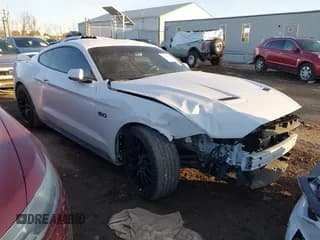 ✅ 2018 Ford Mustang GT • VIN: 1FA6P8CF7J5103379 • Lot: 43649009. Listed on IAAI with 60,640 mi. Free auction sales archive from the USA and detailed vehicle history report at DreamBid. Image 1.