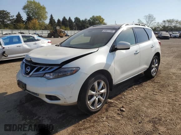 ✅ 2013 Nissan Murano SL • VIN: JN8AZ1MW1DW310647 • Lot: 84821195. Wystawiony na Copart z przebiegiem 111 781 mil. Bezpłatny archiwum sprzedaży aukcyjnych z USA i szczegółowy raport historii pojazdu na DreamBid. Zdjęcie 1.