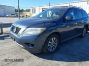 ✅ 2015 Nissan Pathfinder Platinum • VIN: 5N1AR2MM4FC660984 • Lot: 43440248. Listed on IAAI with 141,698 mi. Free auction sales archive from the USA and detailed vehicle history report at DreamBid. Image 2.