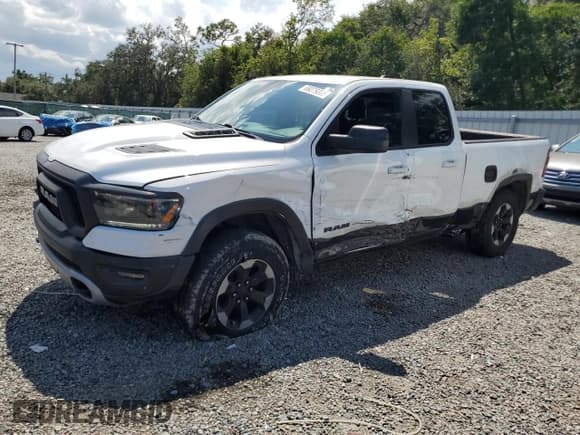✅ 2020 Ram 1500 Rebel • VIN: 1C6SRFET5LN267878 • Lot: 69279305. Listed on Copart with 112,745 mi. Free auction sales archive from the USA and detailed vehicle history report at DreamBid. Image 1.