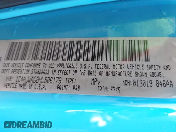 ✅ 2017 Jeep Wrangler Sport • VIN: 1C4AJWAG8HL586179 • Lot: 43737270. Wystawiony na IAAI z przebiegiem 224 767 mil. Bezpłatny archiwum sprzedaży aukcyjnych z USA i szczegółowy raport historii pojazdu na DreamBid. Zdjęcie 9.