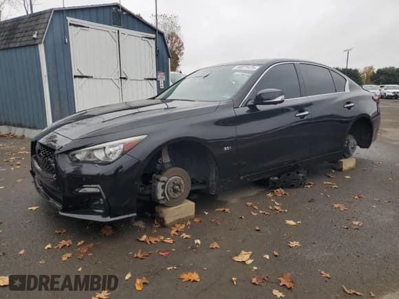✅ 2020 Infiniti Q50 Pure • VIN: JN1EV7AR9LM256022 • Lot: 90872475. Wystawiony na Copart z przebiegiem 88 210 mil. Bezpłatny archiwum sprzedaży aukcyjnych z USA i szczegółowy raport historii pojazdu na DreamBid. Zdjęcie 1.