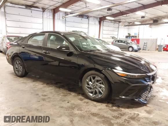 2024 Hyundai Elantra SEL with VIN KMHLM4DG2RU783243, listed as a IAAI auction lot 42840496 with 14,919 mi miles and . Bid and sale history available at DreamBid. Image 1.