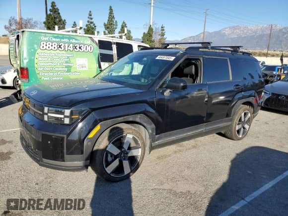 2024 Hyundai Santa Fe Limited z VIN 5NMP34G14RH008028, wystawiony jako Copart lot #46497045 z przebiegiem 3 855 mil mil oraz Szkoda całkowita • Salvage title. Historia ofert i sprzedaży dostępna na DreamBid. Obrazek 1.