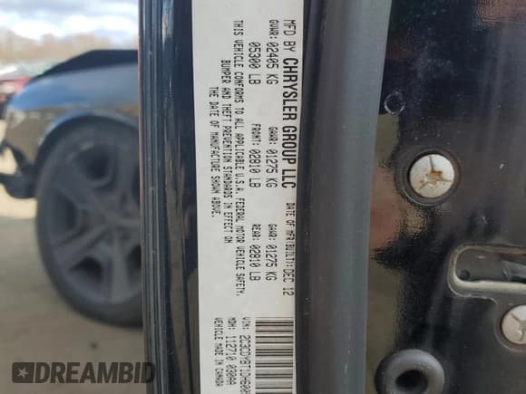 ✅ 2013 Dodge Challenger R/T Plus • VIN: 2C3CDYBT1DH600586 • Lot: 91699605. Wystawiony na Copart z przebiegiem 134 482 mil. Bezpłatny archiwum sprzedaży aukcyjnych z USA i szczegółowy raport historii pojazdu na DreamBid. Zdjęcie 13.