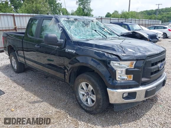 ✅ 2017 Ford F-150 XL • VIN: 1FTEX1E88HFC58474 • Lot: 42535610. Listed on IAAI with 92,965 mi. Free auction sales archive from the USA and detailed vehicle history report at DreamBid. Image 1.