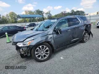 2020 Chevrolet Traverse Premier с VIN 1GNERKKW2LJ123023, выставлен на аукционе Copart как лот 81570405 с пробегом 34 310 миль миль и Списание • Salvage title. История ставок и продаж доступна на DreamBid. Изображение 1.