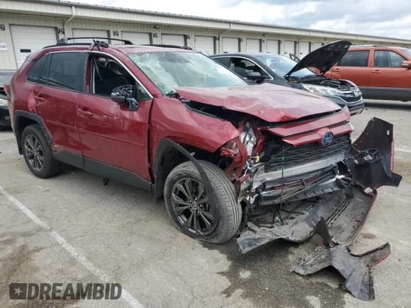 ✅ 2024 Toyota RAV4 Hybrid XLE Premium • VIN: JTMB6RFV1RD139767 • Lot: 55490355. Listed on Copart with 3,473 mi. Free auction sales archive from the USA and detailed vehicle history report at DreamBid. Image 4.