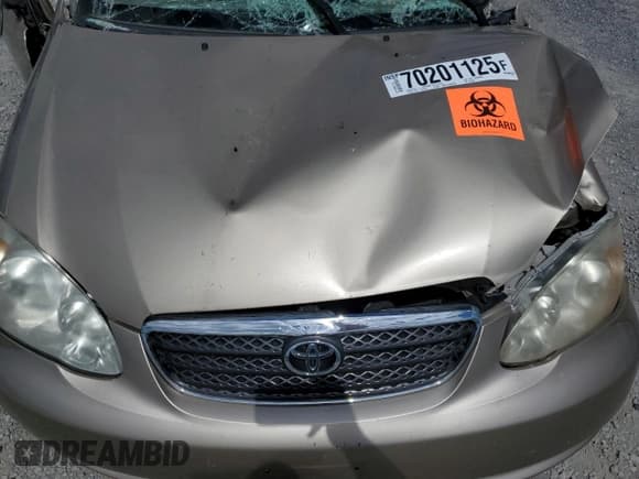 ✅ 2008 Toyota Corolla CE • VIN: 2T1BR32E28C923462 • Лот: 70201125. Опубликован ранее на Copart с пробегом Не указан. Бесплатный доступ к архиву аукционных продаж из США и подробный отчёт об истории автомобиля на DreamBid. Изображение 11.