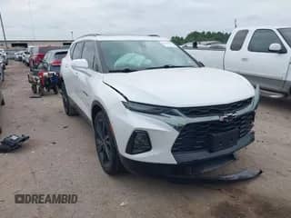 2020 Chevrolet Blazer RS z VIN 3GNKBERS0LS662038, wystawiony jako IAAI lot #42753311 z przebiegiem 81 391 mil mil oraz . Historia ofert i sprzedaży dostępna na DreamBid. Obrazek 1.
