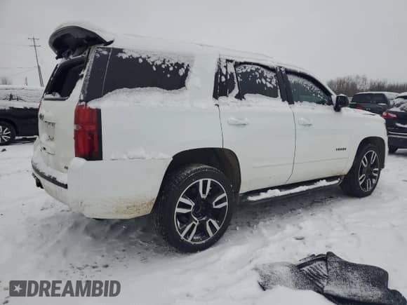 2020 Chevrolet Tahoe Premier with VIN 1GNSKCKJXLR182971, listed as a Copart auction lot 87268634 with 210,000 mi miles and Salvage title. Bid and sale history available at DreamBid. Image 3.