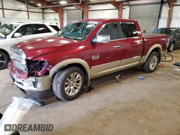 ✅ 2015 Ram 1500 Laramie Longhorn • VIN: 1C6RR6PM1FS529860 • Лот: 89620415. Опубликован ранее на Copart с пробегом 112 038 миль. Бесплатный доступ к архиву аукционных продаж из США и подробный отчёт об истории автомобиля на DreamBid. Изображение 1.