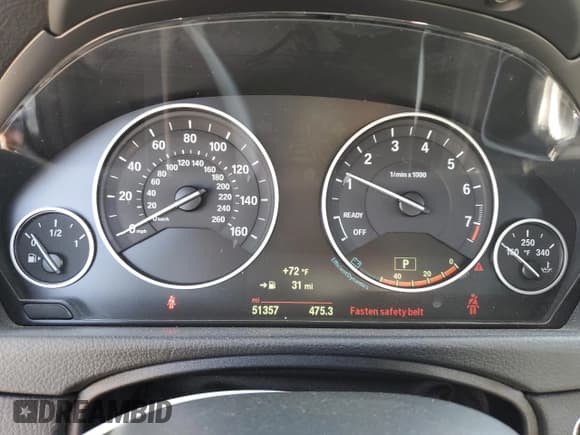 ✅ 2015 BMW 4 Series 428i • VIN: WBA4A9C52FGL86475 • Lot: 70257175. Listed on Copart with 51,357 mi. Free auction sales archive from the USA and detailed vehicle history report at DreamBid. Image 9.