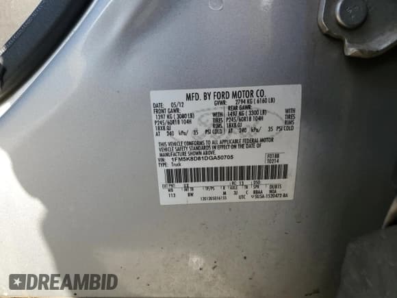 ✅ 2013 Ford Explorer XLT • VIN: 1FM5K8D81DGA50705 • Лот: 70764905. Опубликован ранее на Copart с пробегом 201 846 миль. Бесплатный доступ к архиву аукционных продаж из США и подробный отчёт об истории автомобиля на DreamBid. Изображение 14.